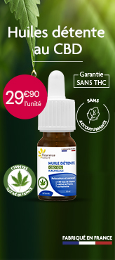 Huile détente CBD